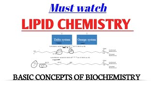 Lipid chemistry biochemistry  Fatty acids classification [upl. by Honig]