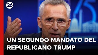 Stoltenberg no prevé que un posible mandato de Trump cambie el vínculo de EEUU con la OTAN [upl. by Horlacher108]