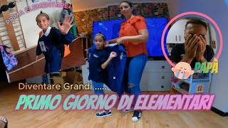 VLOG DIVENTARE GRANDIPRIMO GIORNO DI SCUOLA PRIMA ELEMENTARE Emozionante [upl. by Kaitlyn]