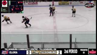 WOSHL HIGHLIGHTS 202223  Elora Rocks at Tillsonburg Thunder  Sat Nov 5th 2022 [upl. by Rotsen136]