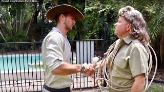 Russell Coight Meets Steve Irwin [upl. by Quackenbush]