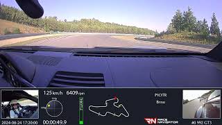 RN 1 Onboard video Brno 992 GT3 0219669 [upl. by Suirtemed]