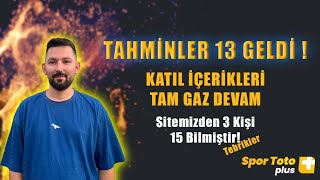 Spor Toto 15 Hafta Tahminleri  Tahminler 13 Bildi  Sportototahminleri sportoto sportotoanaliz [upl. by Ylicec]