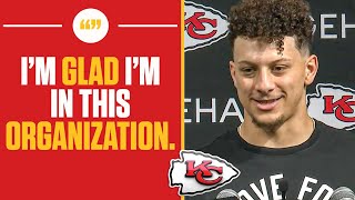 Patrick Mahomes LOVES Being A Kansas City Chief After Clinching Another No 1 Seed I FULL INTERVIEW [upl. by Randene]