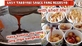 Takoyaki sauce recipe for business  takoyaki pang negosyo filipino style [upl. by Callida]