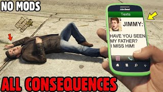 What happens after MICHAELS DEATH in GTA 5 All Consequences  No mods [upl. by Akim362]