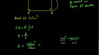 α00268 Sammensatte todimensjonale figurer omkrets og areal [upl. by Esoryram]