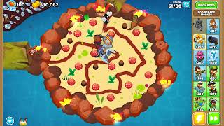 Tewbre Pizza  BTD6  CUSTOM MAP [upl. by Tteltrab212]