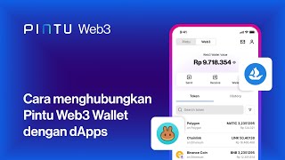 Cara Mengakses Decentralized Apps dApps Menggunakan Pintu Web3 Wallet [upl. by Bernt]