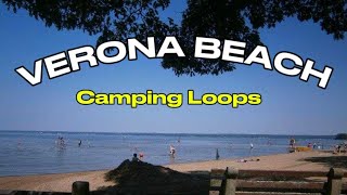 Verona Beach State Park Camping Loop Tour [upl. by Attiuqihc232]