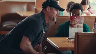 Lions head coach Dan Campbell stars in a new commercial for Applebees [upl. by Yrehc]