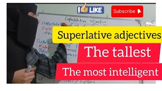 صفات التفضيل superlative adjectives English grammar in lesson [upl. by Eseenaj]