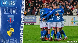 J25  US Concarneau  Stade Briochin 10 le résumé  National FFF 20222023 [upl. by Lerad]