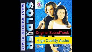 Soldier Most Wanted Remix 1998 l Soldier Soldier Meethi Baaten l Alka Yagnik Kumar Sanu [upl. by Rednijar]