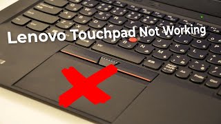 How To Fix Lenovo laptop touchpad not working in Windows 10 [upl. by Dunc]