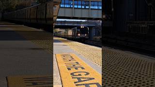 Lovely MTA Train passing trough Tuckahoe to Grand Central Terminal train zug tren newyorkcity [upl. by Daphna]