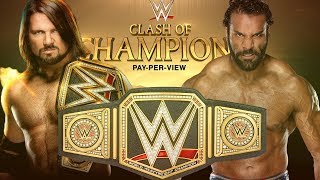 AJ STYLES VS JINDER MAHAL  WWE CHAMPIONSHIP MATCH at CLASH OF CHAMPIONS [upl. by Demmahom]