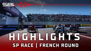 FULL HIGHLIGHTS Superpole Race at MagnyCours 🔥  2024 FrenchWorldSBK 🇫🇷 [upl. by Lain]