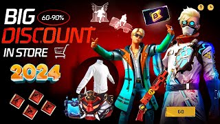 New Op Store Discount 100 Confirm ✅🥳  Fire New Event  Ff New Event  Ff new event today [upl. by Heigl221]