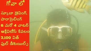 Goa Scuba diving and 5 other water activities in Goa [upl. by Ahsiekit]