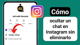 Cómo ocultar un chat en Instagram actualización de 2024 Ocultar chats de Instagram sin eliminarlos [upl. by Asilehs]