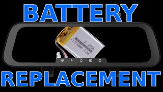 70mai Midrive D07 dashcam battery replacement due to „Time reset” message [upl. by Hujsak539]