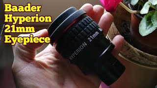 Badder Hyperion 21mm Eyepiece  Skywatcher Pro Series 80ED Telescope Unboxing Review Use [upl. by Don888]