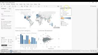 Creating Dashboard and Story in Tableau Desktop [upl. by Elmer]