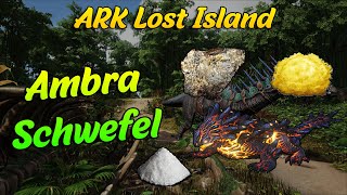 Lost Island Ambra amp Schwefel Guide  So farmt ihr die Magmasaurus Nahrung  Ein Salz Spot [upl. by Amin]