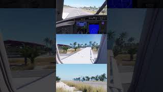 Netjet CL60 Landing Normans Cay XPlane 12 jlproductionsyt aviation xplane12 jetlanding netjets [upl. by Silverman]