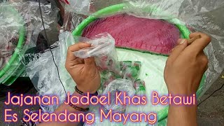 JAJANAN JADOEL KHAS BETAWI ES SELENDANG MAYANG [upl. by Relyks]