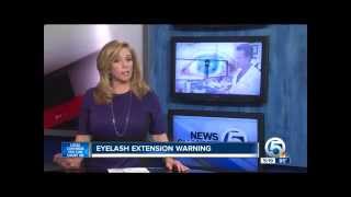 Eyelash Extension Warning  Eyelash Transplants on Extra [upl. by Dottie]