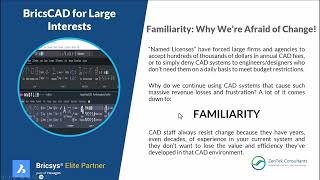 Why Choose BricsCAD Familiarity [upl. by Euqinim]