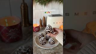 Making Pinecone Brownies 🌲 christmas baking [upl. by Victorine699]