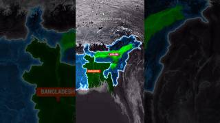 Seven sisters states covered to the three sides on hills  Bhugolkiyatra geography shorts [upl. by Winterbottom813]