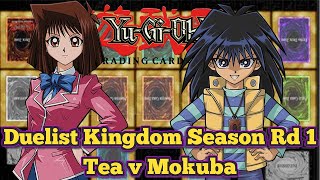 Tea vs Mokuba  Yugioh Duelist Kingdom Season Round 1 yugioh yugiohtcg yugiohcards [upl. by Asirrac]