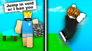 I disguised as the OWNER in Roblox Bedwars [upl. by Brodench874]