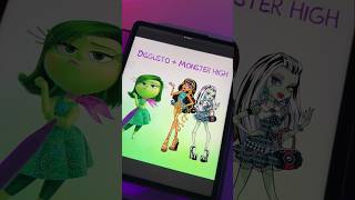 Como sería Desagrado en el mundo de Monster High intensamente2 monsterhigh disney insideout [upl. by Elvis]