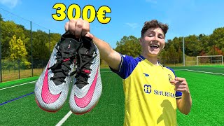 JE TESTE LES CRAMPONS DE RONALDO À 300€  😲  Ils sont INCROYABLES [upl. by Solram]