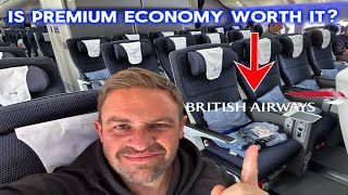 British Airways Premium Economy ReviewIS IT WORTH IT IN 2024 [upl. by Seward]