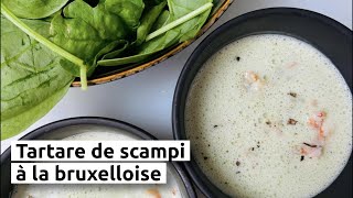 Tartare de scampi à la bruxelloise [upl. by Anuait]