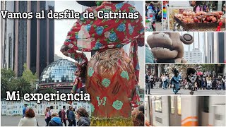 Mi experiencia en el desfile de Catrinas 2024 CDMX como nos fué [upl. by Nomyar]