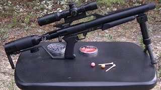 Microlite TalonP Bullpup PaintBall shoot  35 yards [upl. by Malkin]