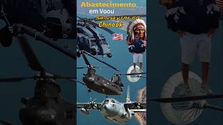 As Aeronaves Chinook e Sikorsky UH60 sendo abastecidas em voou pelo avião Hercules Americano🇺🇲 [upl. by Huppert263]