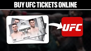 How To Buy UFC Tickets Online 2024 Full Tutorial [upl. by Gayleen]