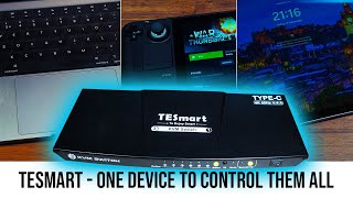 Best USBC KVM for Home Office  TESmart 4K 60Hz  3 x USBC [upl. by Eenaffit]