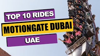 Top 10 BEST Rides at Motiongate Dubai 2023  Dubai Parks and Resorts United Arab Emirates [upl. by Eira]