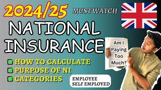 National Insurance Explained  Check Your Deduction 🇬🇧 UK  2024 [upl. by Scales]