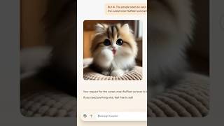 Asking Ai for the cutest fluffiest cat EVER ai cat fluffy catlover catshorts pets kitten [upl. by Rainer]