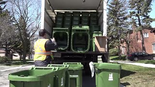 New Green Bin deliveries and collection [upl. by Hteazile]